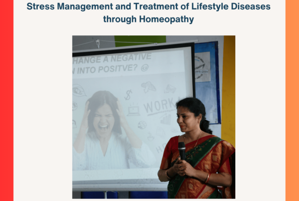 Dr. Subramita Panda presented a PowerPoint on stress management and homeopathic treatment for the benefit of persons with MS.